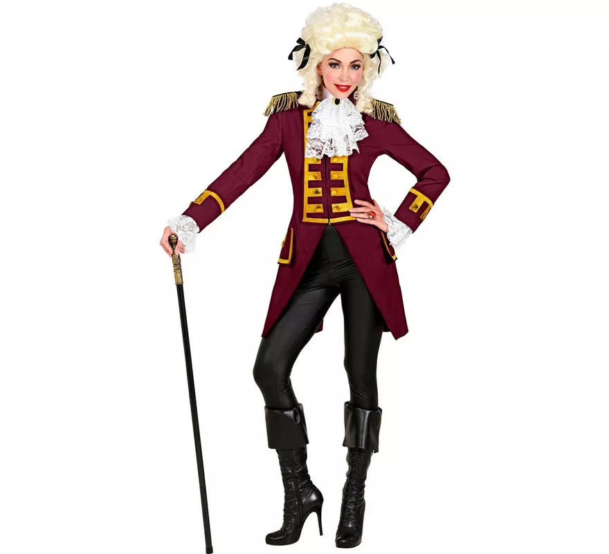 Translation missing: pt-PT.Disfraz o Chaqueta de Frac Burgundy Parade para mujer