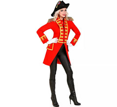Fato ou Frac Red Parade Jacket para mulheres