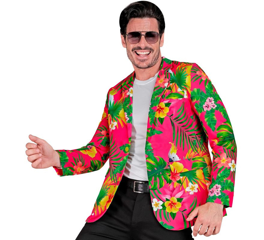 Translation missing: pt-PT.Chaqueta Fiesta Tropical fucsia para hombre