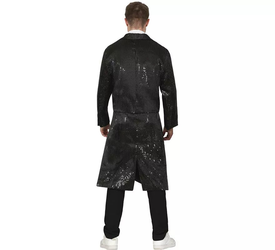 Translation missing: pt-PT.Disfraz o Frac con lentejuelas negro para hombre