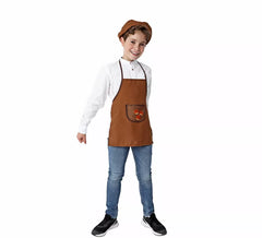 Fato ou kit de castanheiro de outono para criança