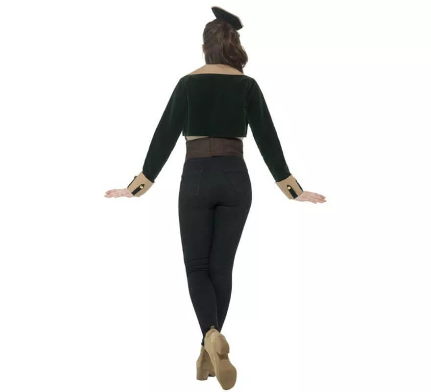 Disfraz o Kit de Pirata Vintage sin pantalones para mujer