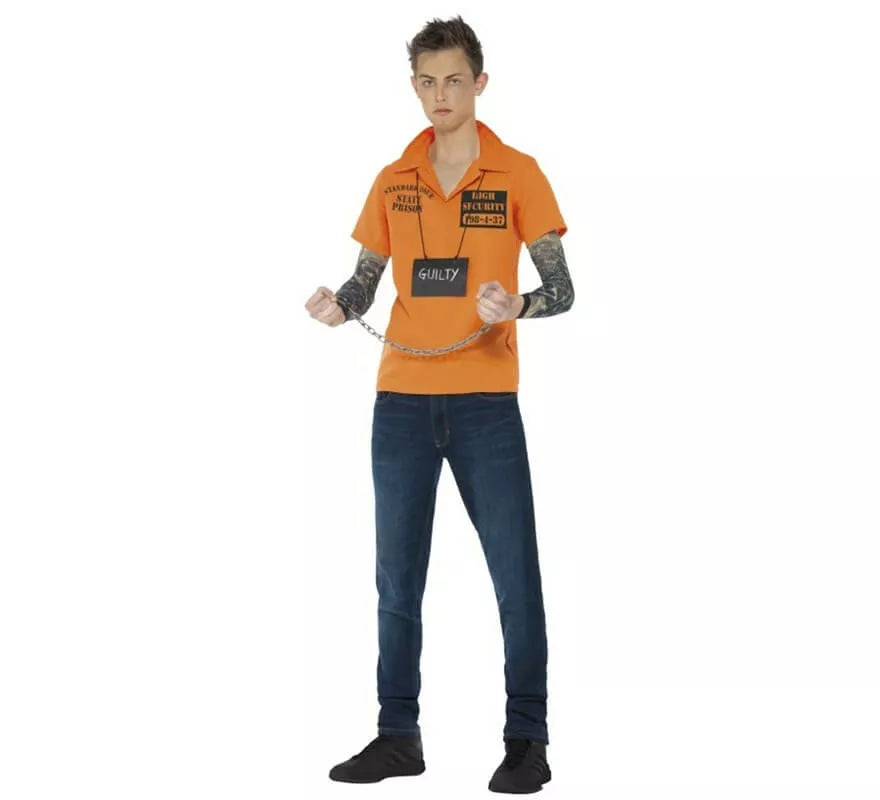 Translation missing: pt-PT.Disfraz o Kit de Prisionero sin pantalones para hombre
