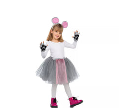 Fato de Ratinho ou Kit com Tutu para menina