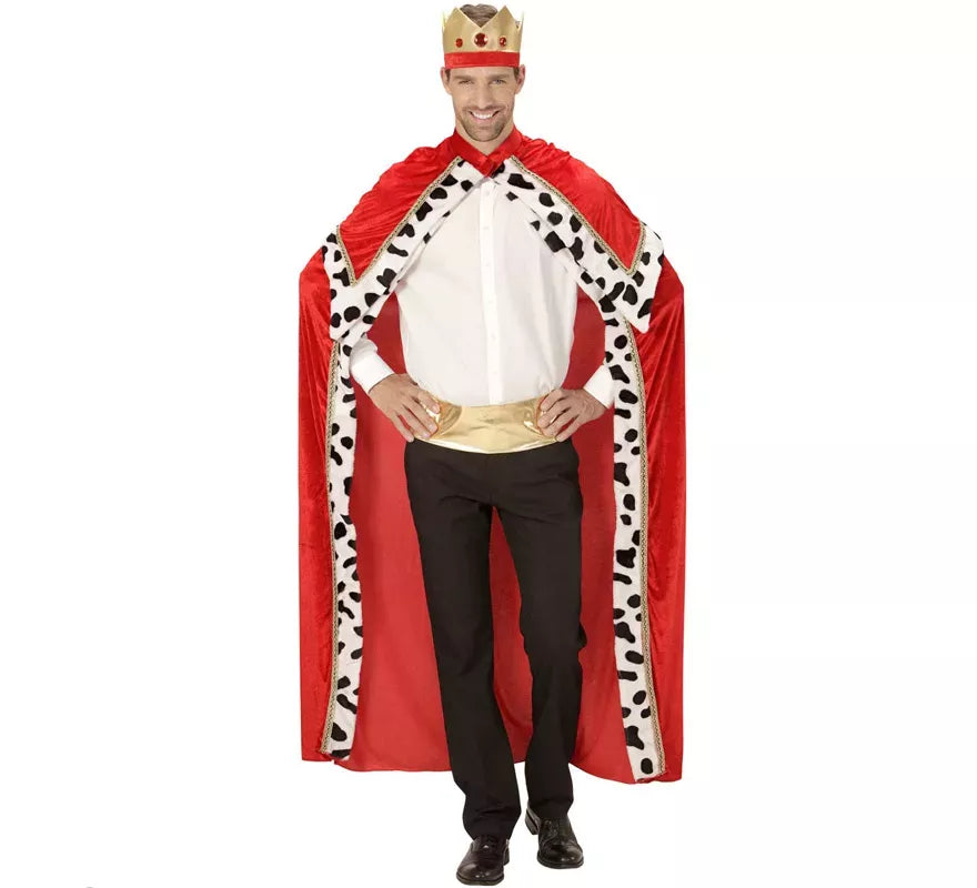 Translation missing: pt-PT.Disfraz o Kit de Rey Mago Gaspar o Medieval para hombre: Capa y Corona
