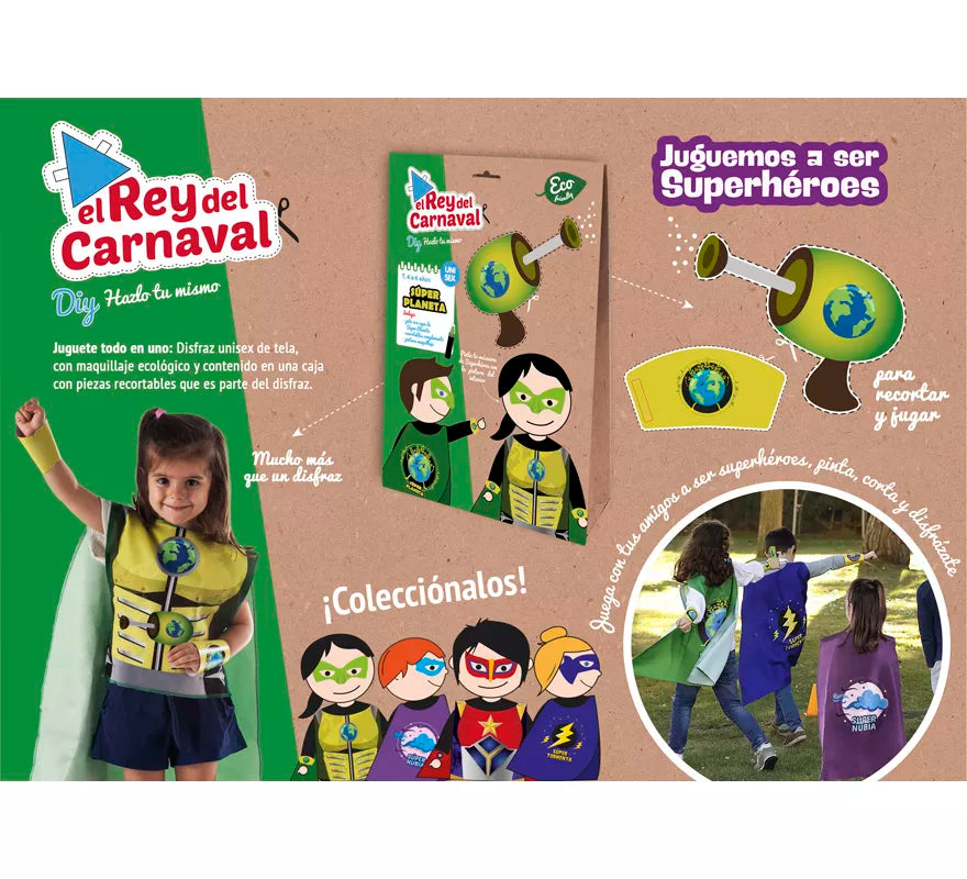 Translation missing: pt-PT.Disfraz o Kit DIY Hazlo tú mismo de Super Planeta para niños