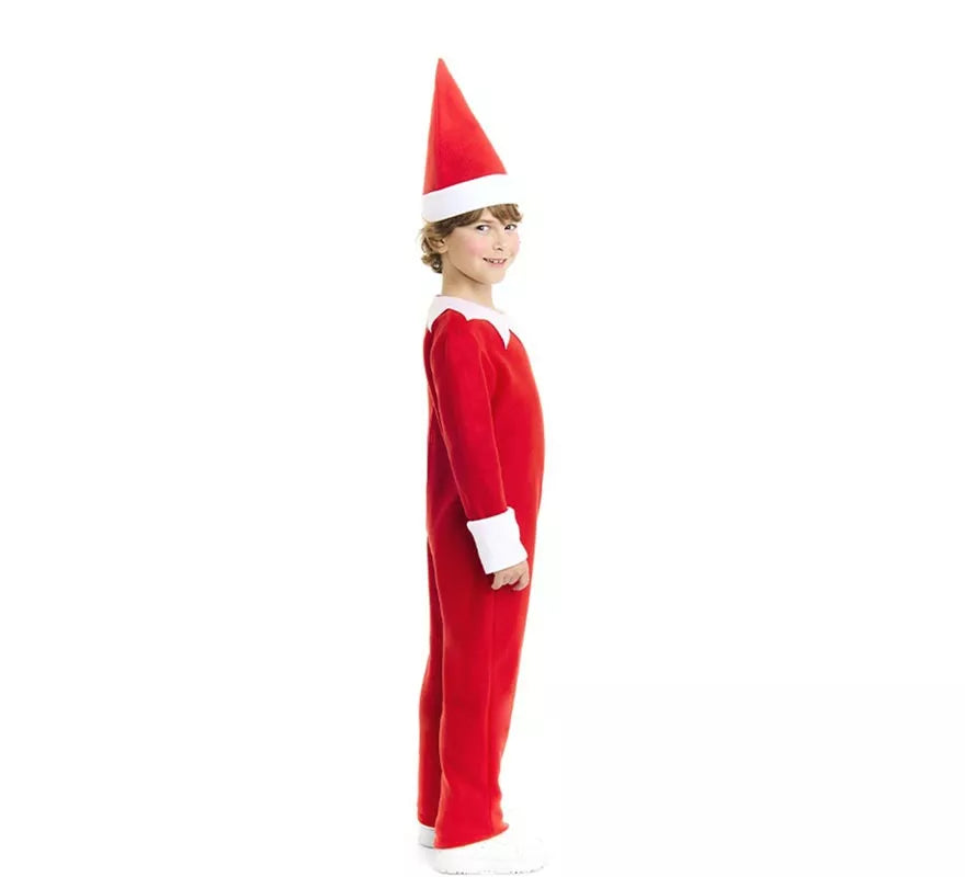 Translation missing: pt-PT.Disfraz de Elfo travieso de la Navidad con gorro para niños