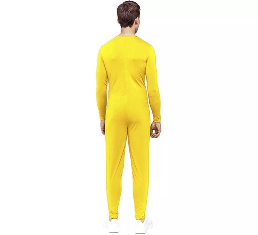 Translation missing: pt-PT.Disfraz o Mono amarillo cierre frontal para adulto