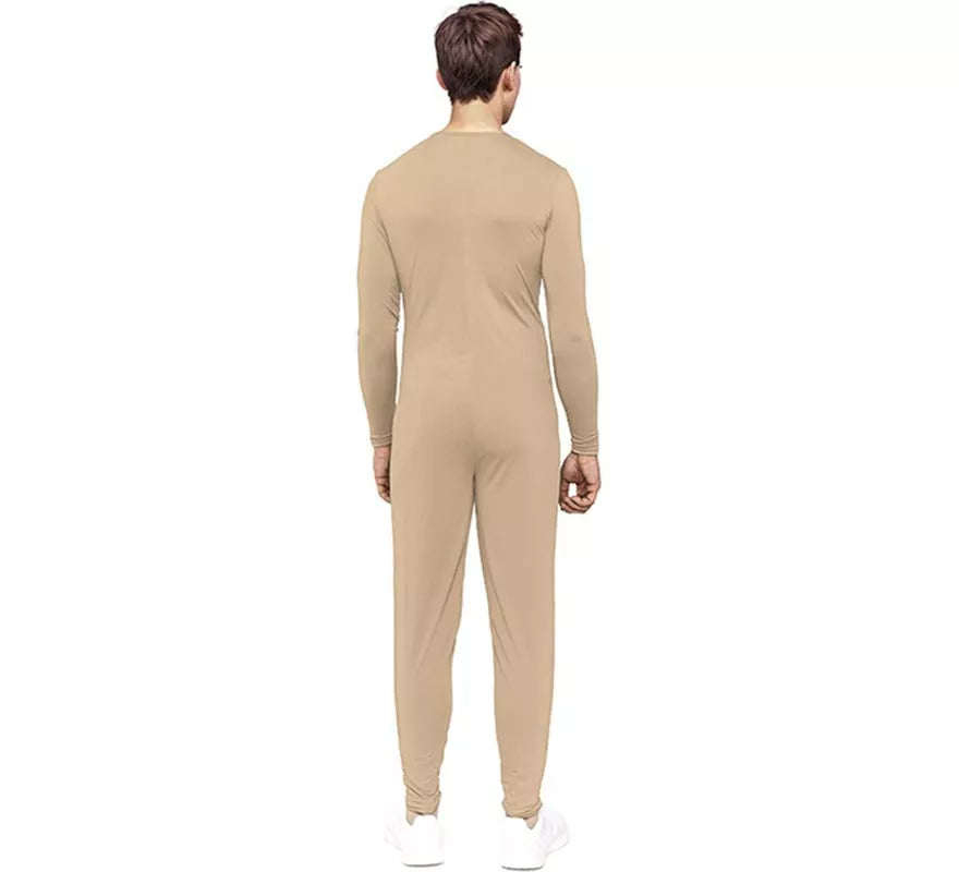 Translation missing: pt-PT.Disfraz o Mono beige cierre frontal para adulto