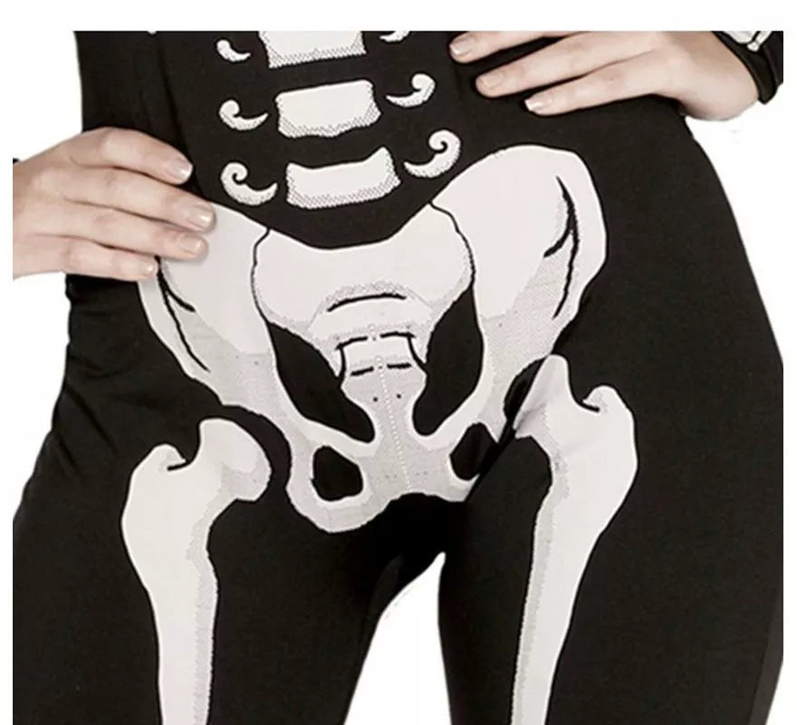 Translation missing: pt-PT.Disfraz o mono de Esqueleto para mujer