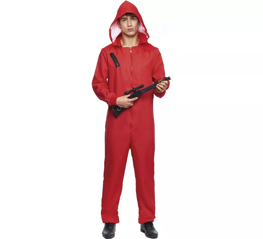 Translation missing: pt-PT.Disfraz o Mono trabajador rojo para hombre