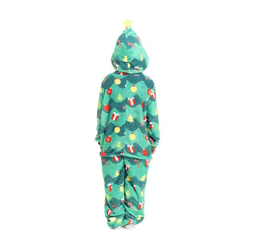 Translation missing: pt-PT.Disfraz o Pijama Árbol de Navidad con capucha para niños