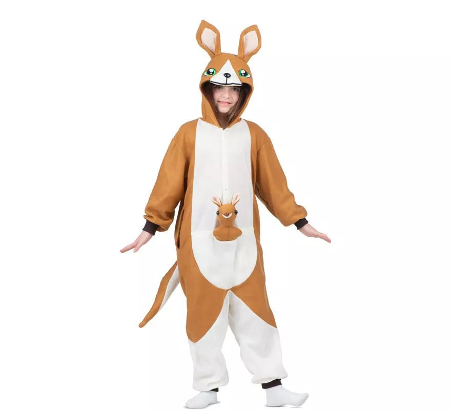 Translation missing: pt-PT.Disfraz o Pijama de Canguro con capucha y peluche para niños