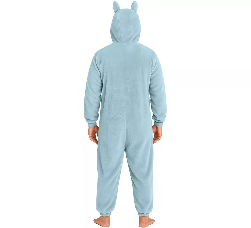 Translation missing: pt-PT.Disfraz o Pijama de Monstruo Lulú azul para hombre