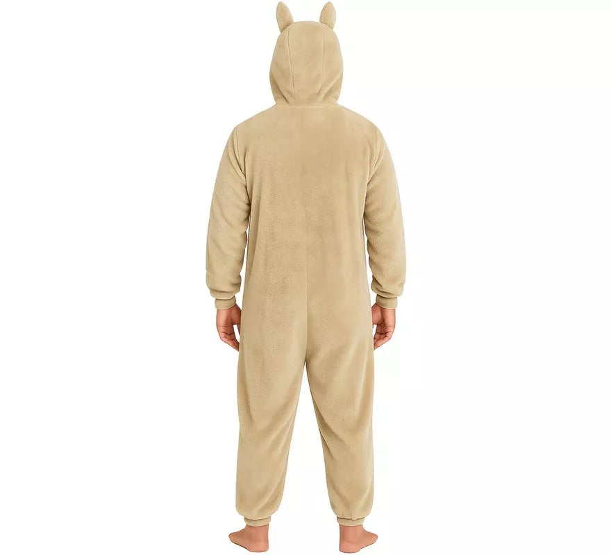 Translation missing: pt-PT.Disfraz o Pijama de Monstruo Lulú beige para hombre