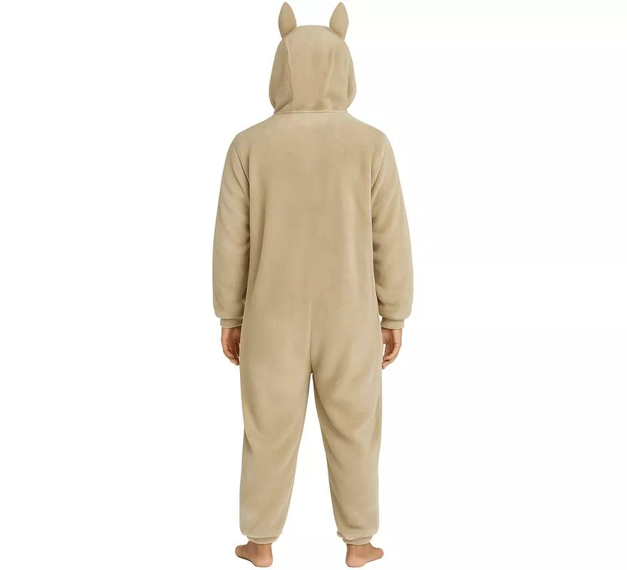 Translation missing: pt-PT.Disfraz o Pijama de Monstruo Lulú beige para mujer