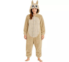 Fato ou pijama Lulu Monster, bege, para mulheres