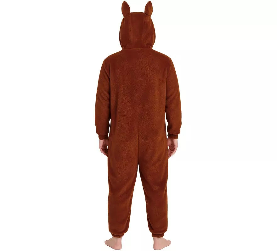 Translation missing: pt-PT.Disfraz o Pijama de Monstruo Lulú marrón para mujer