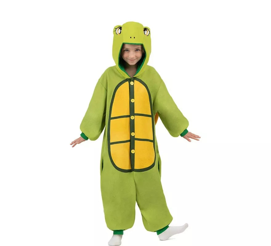 Translation missing: pt-PT.Disfraz o Pijama de Tortuga con capucha y cola para niños