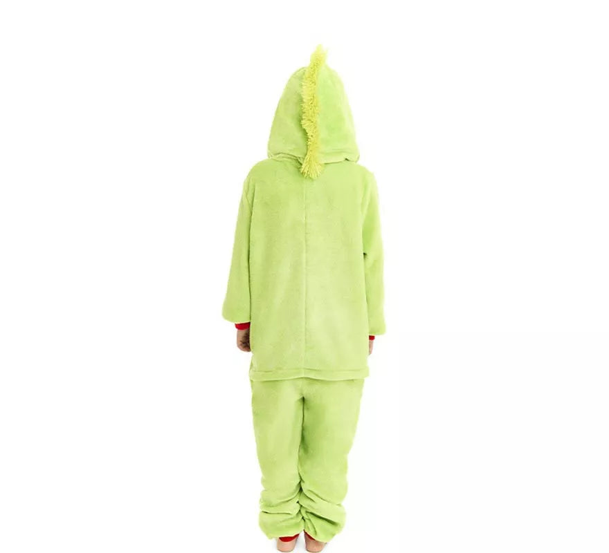 Translation missing: pt-PT.Disfraz o Pijama Duende Navideño verde para niños