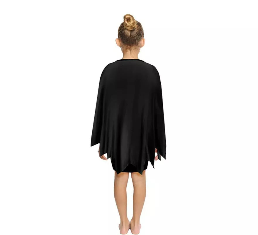 Translation missing: pt-PT.Disfraz o Poncho Calabaza feliz negra infantil de 65 cm