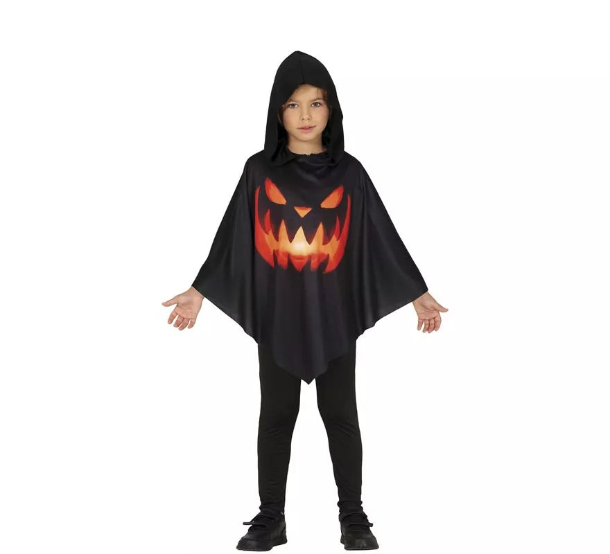Translation missing: pt-PT.Disfraz o Poncho de Calabaza para niños
