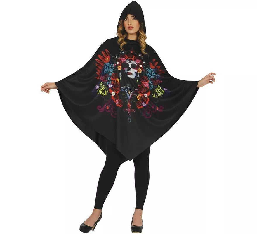 Translation missing: pt-PT.Disfraz o Poncho de Catrina para mujer