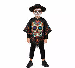 Fato de Catrina ou poncho para criança