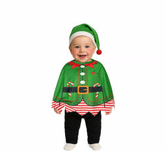 Fato ou poncho de elfo para bebê