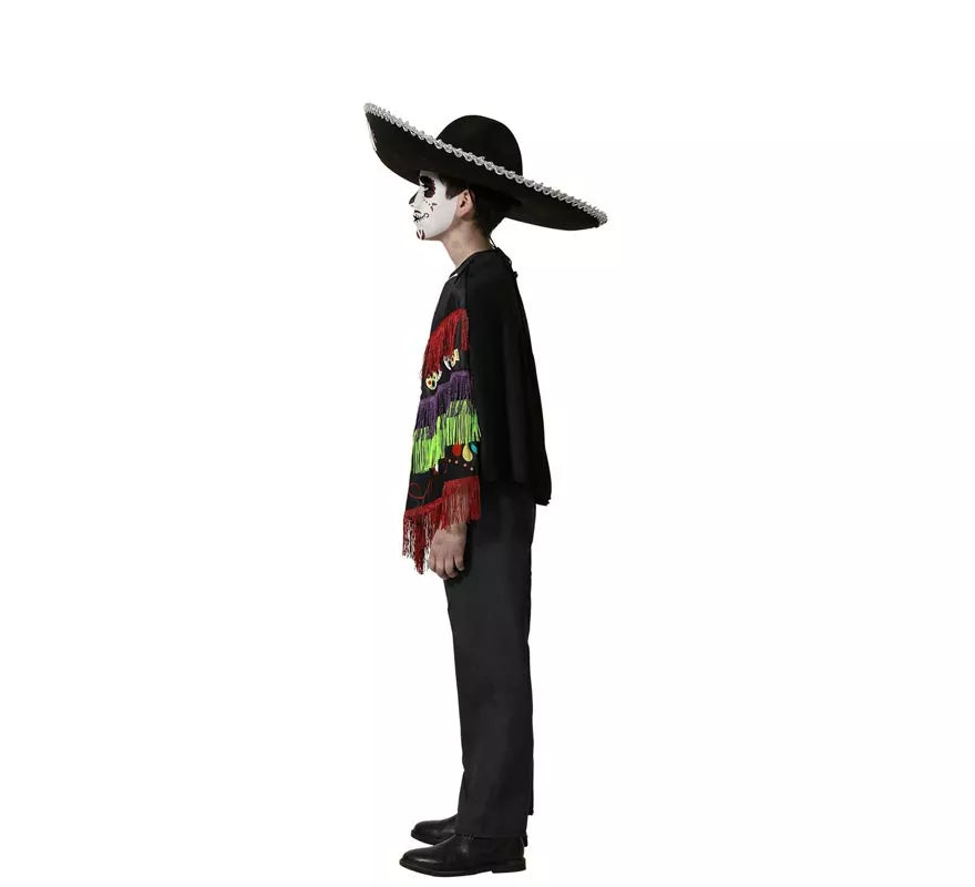 Translation missing: pt-PT.Disfraz o Poncho de Esqueleto Divertido para niño
