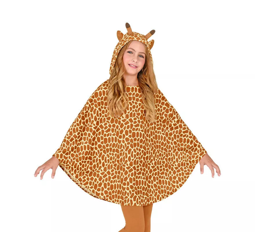 Translation missing: pt-PT.Disfraz o Poncho de Jirafa con Capucha para niños
