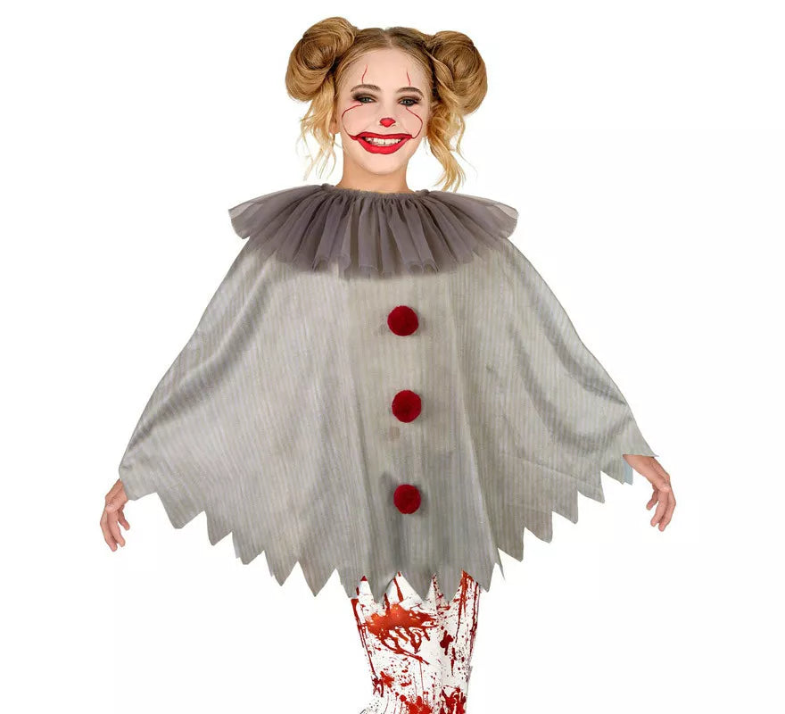 Translation missing: pt-PT.Disfraz o Poncho de Payaso Aterrador para niños