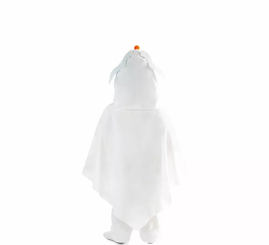Disfraz o Poncho de Perrito Esqueleto para bebé