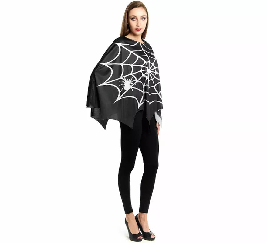 Translation missing: pt-PT.Disfraz o Poncho de Telaraña Horripilante para mujer