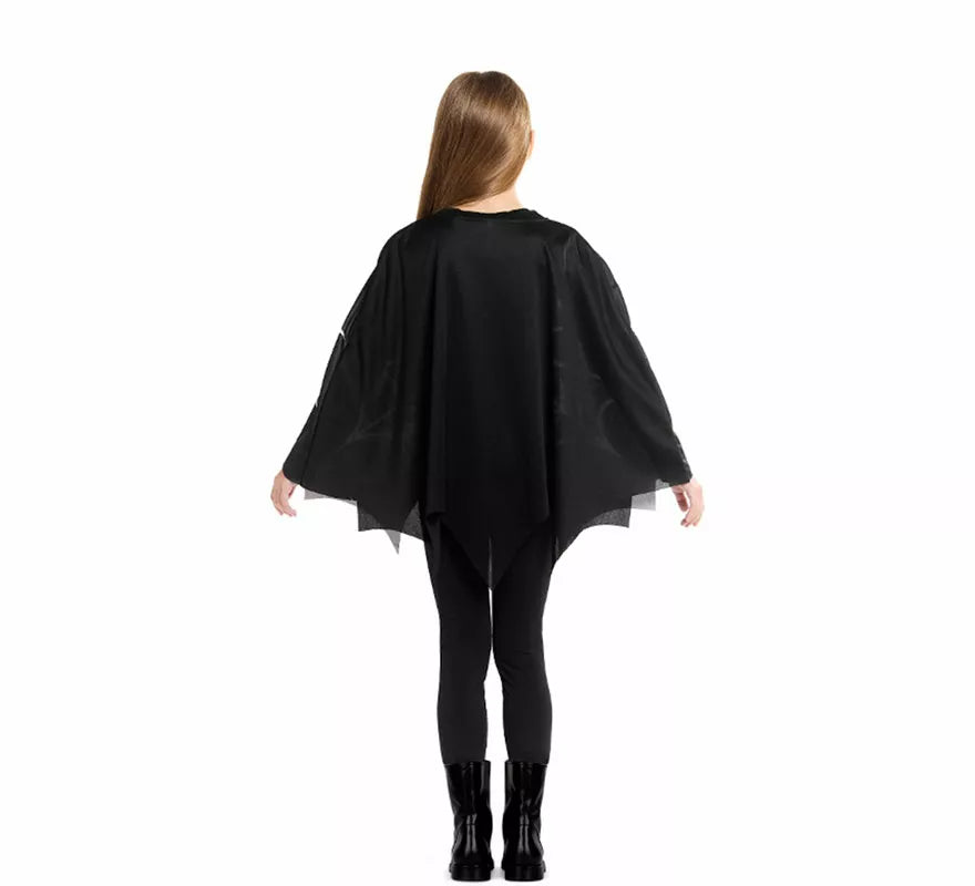 Translation missing: pt-PT.Disfraz o Poncho de Telaraña Horripilante para niña