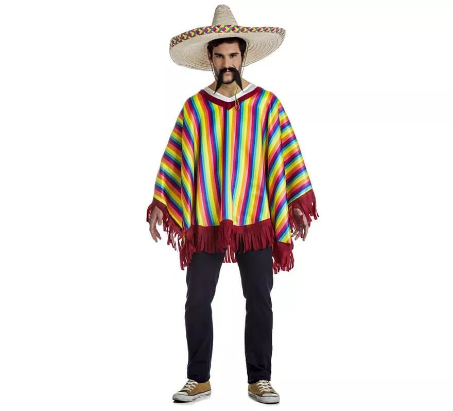 Translation missing: pt-PT.Disfraz o Poncho Mexicano para hombre