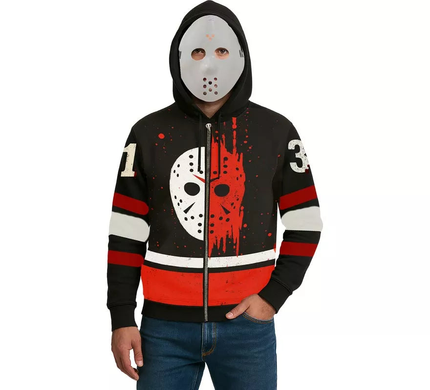 Translation missing: pt-PT.Disfraz o Sudadera de Asesino con Máscara para hombre