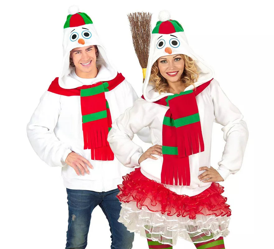 Translation missing: pt-PT.Disfraz o Sudadera de Muñeco de Nieve para adultos