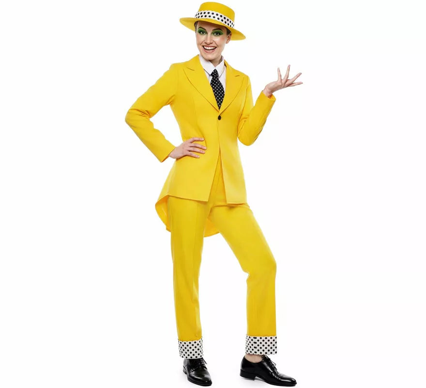 Translation missing: pt-PT.Disfraz o Traje amarillo con Sombrero para mujer