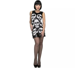 Fato de caveira ou vestido para mulher