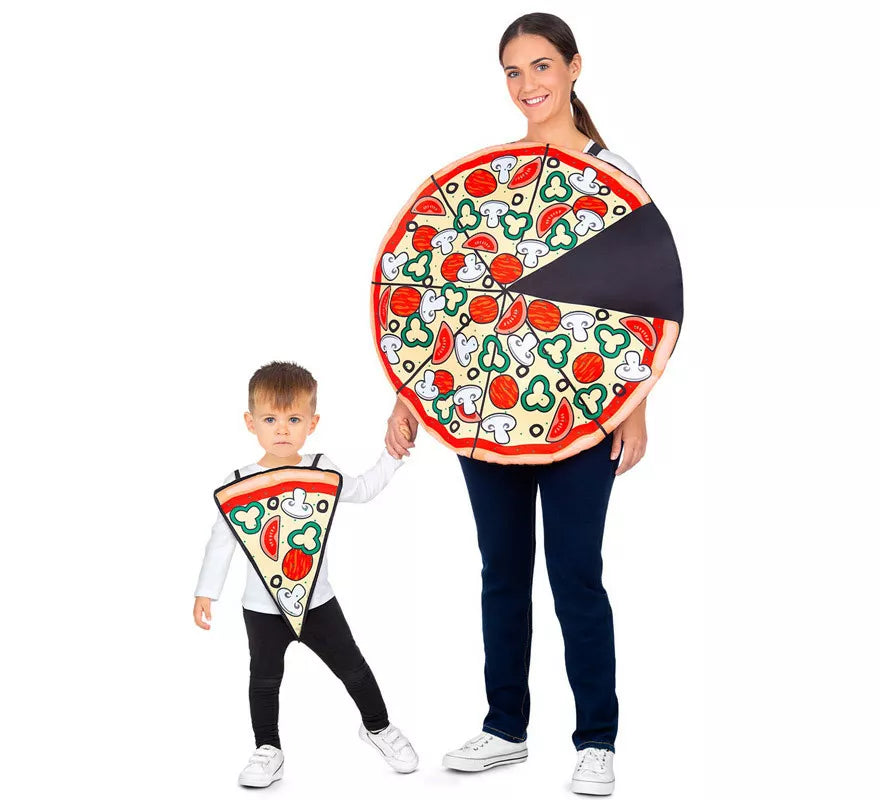Translation missing: pt-PT.Disfraz Pack Pizza Party para bebé y adulto