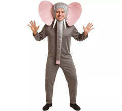 Fato de elefante cinza para homem