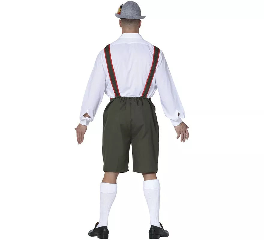 Disfraz para hombre de Tirolés verde