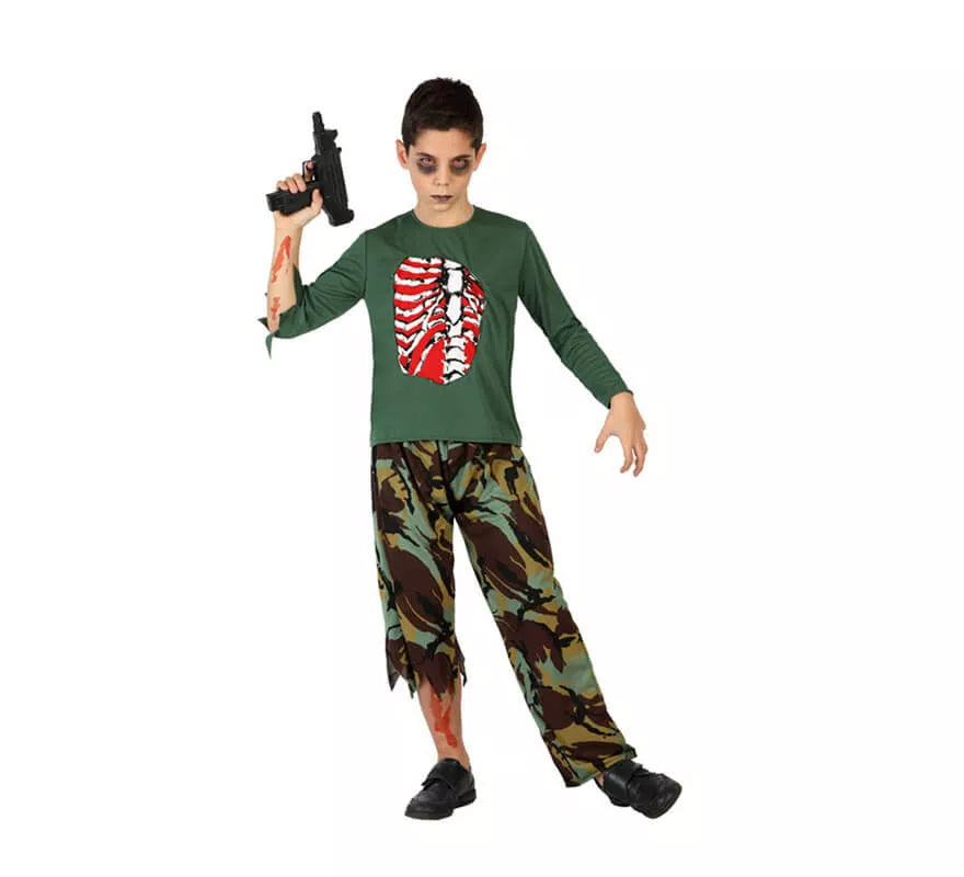 Translation missing: pt-PT.Disfraz para niño de Militar Zombie