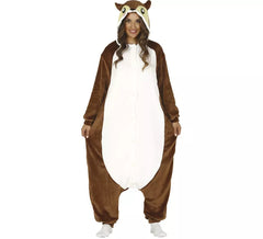Fato de pijama esquilo para mulher