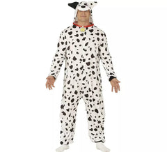 Fato de pijama dálmata para adulto