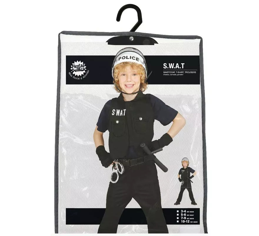 Translation missing: pt-PT.Disfraz Policía SWAT para Niños