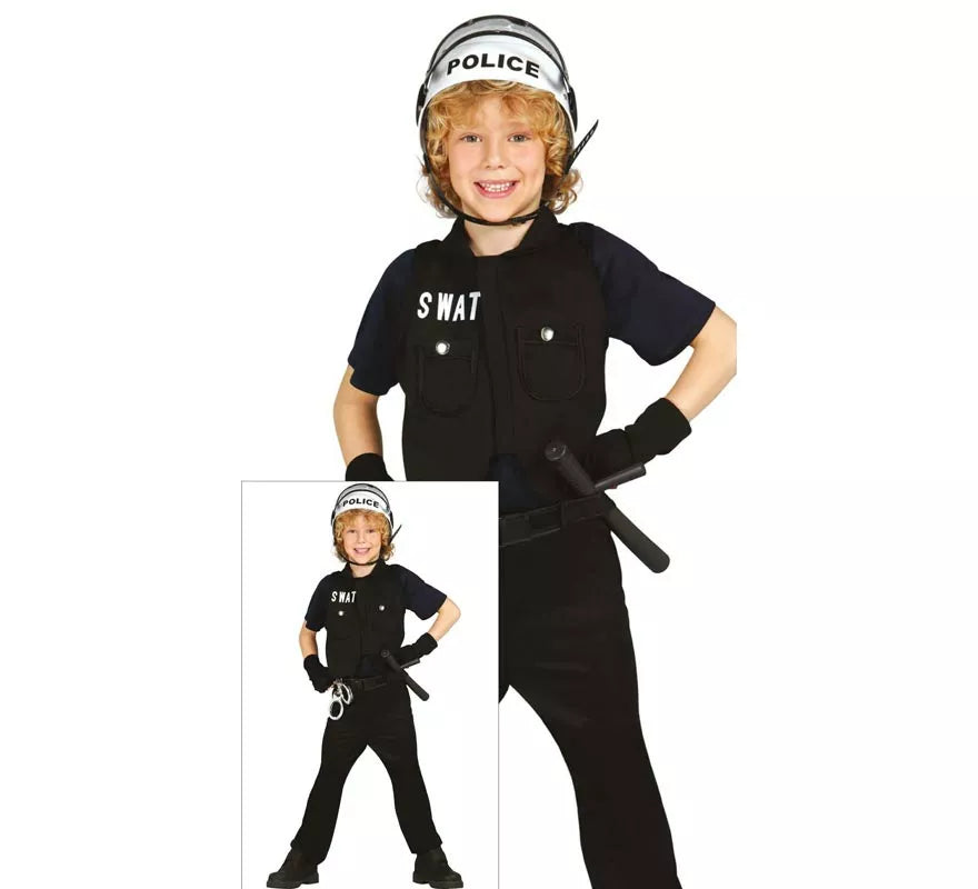 Translation missing: pt-PT.Disfraz Policía SWAT para Niños