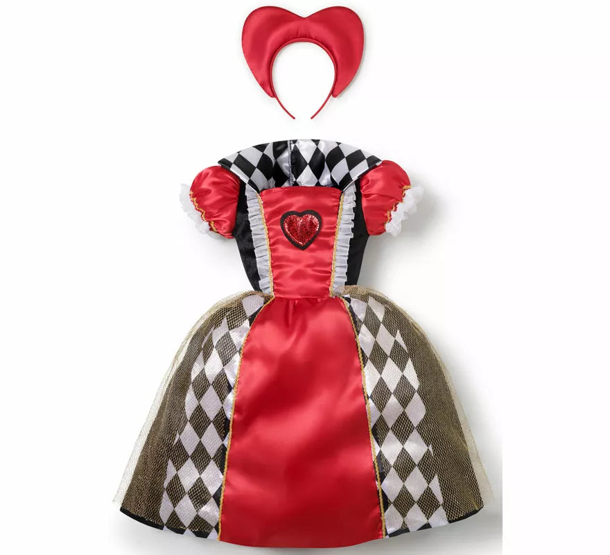 Disfraz Reina de Corazones para bebé