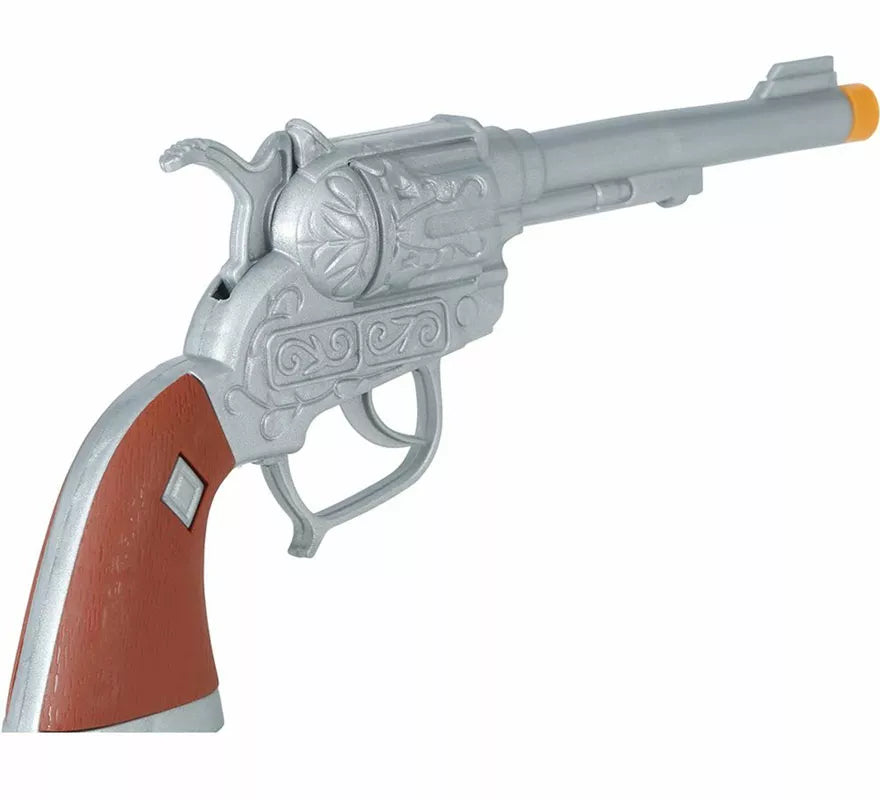 Dos Pistolas Largas de Vaquero de 20 cm